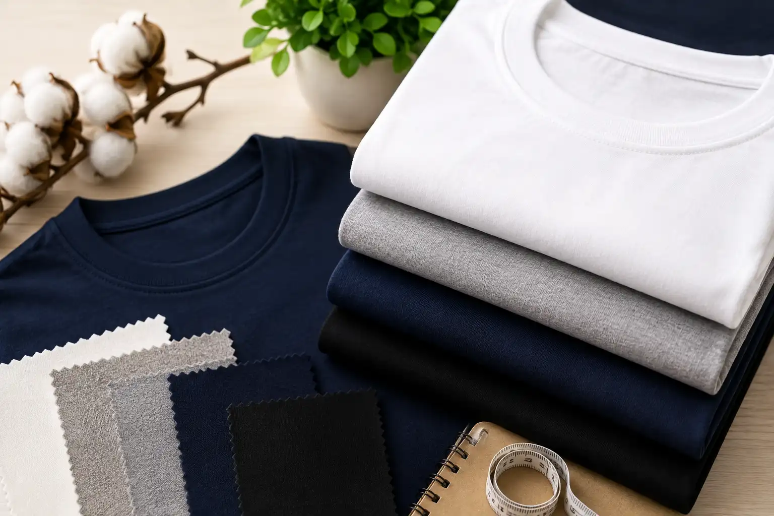 Berbagai pilihan bahan kaos untuk membantu menentukan bahan yang sesuai dengan kebutuhan kaos custom.